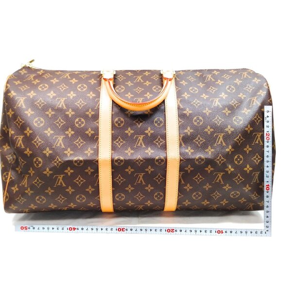 Louis Vuitton LV Boston Bag Keepall 55 Brown Monogram mon-548-091925 - Picture 2 of 9